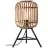 Brilliant Woodrow Table Lamp Metal Bamboo Brown | Suitable for 1x E27