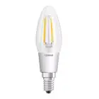 Osram Superstar Classic LED E14 Candle Filament Clear 4W 470lm - 822-827 Dim To Warm | Dimmable - Replaces 40W